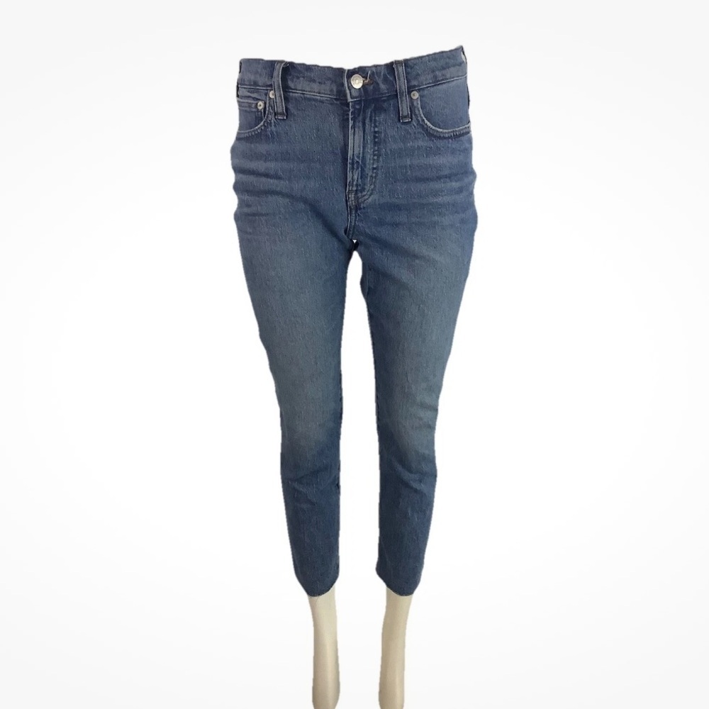 Madewell Sz 26P The Petite Mid Rise Perfect Vintage Jean Cropped Blue Pants